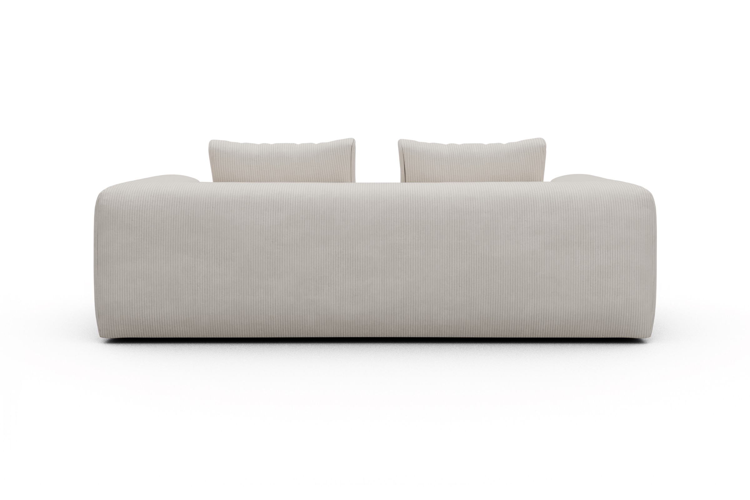 Sofa Fred 3-Sitzer Corduroy-Ivory