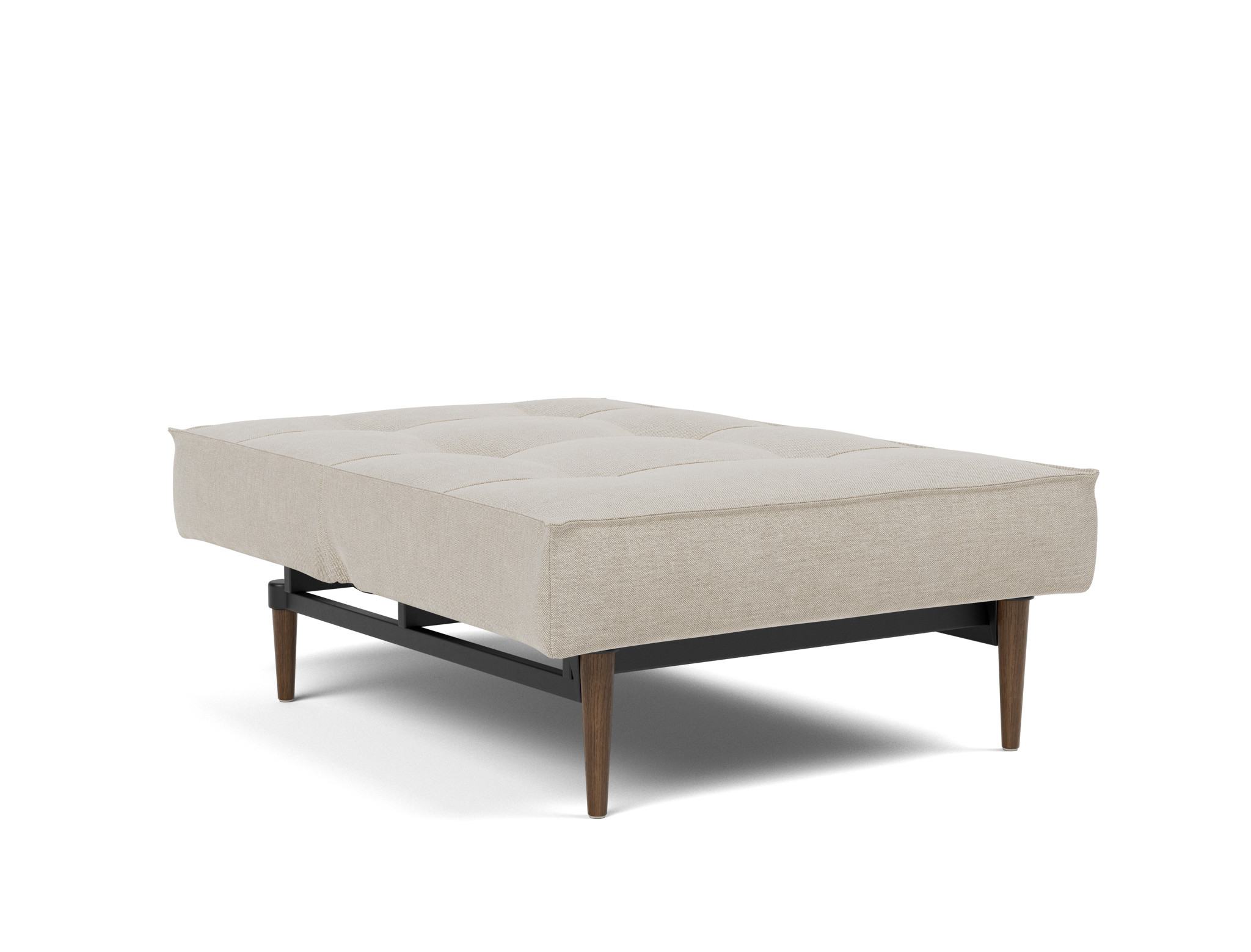 Sessel Splitback Flachgewebe Phobos 586-Latte Beine Styletto Eiche dunkel