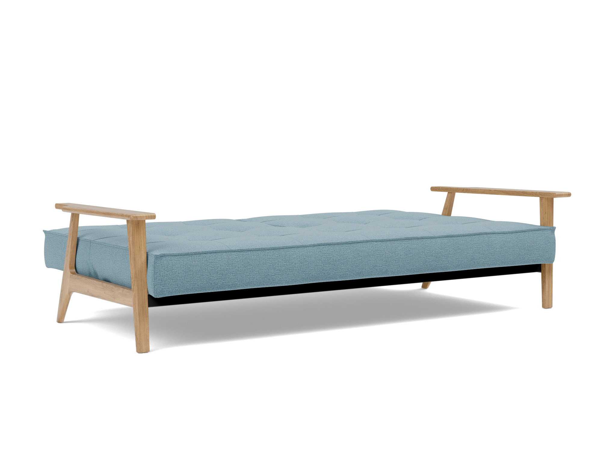 Schlafsofa Splitback Frej Flachgewebe Mixed Dance 525-Light-Blue