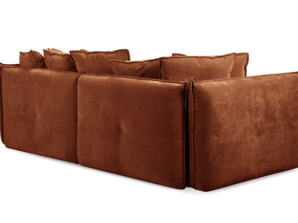 Bobochic Harlem Sofa 3-Sitzer Stoff Orange