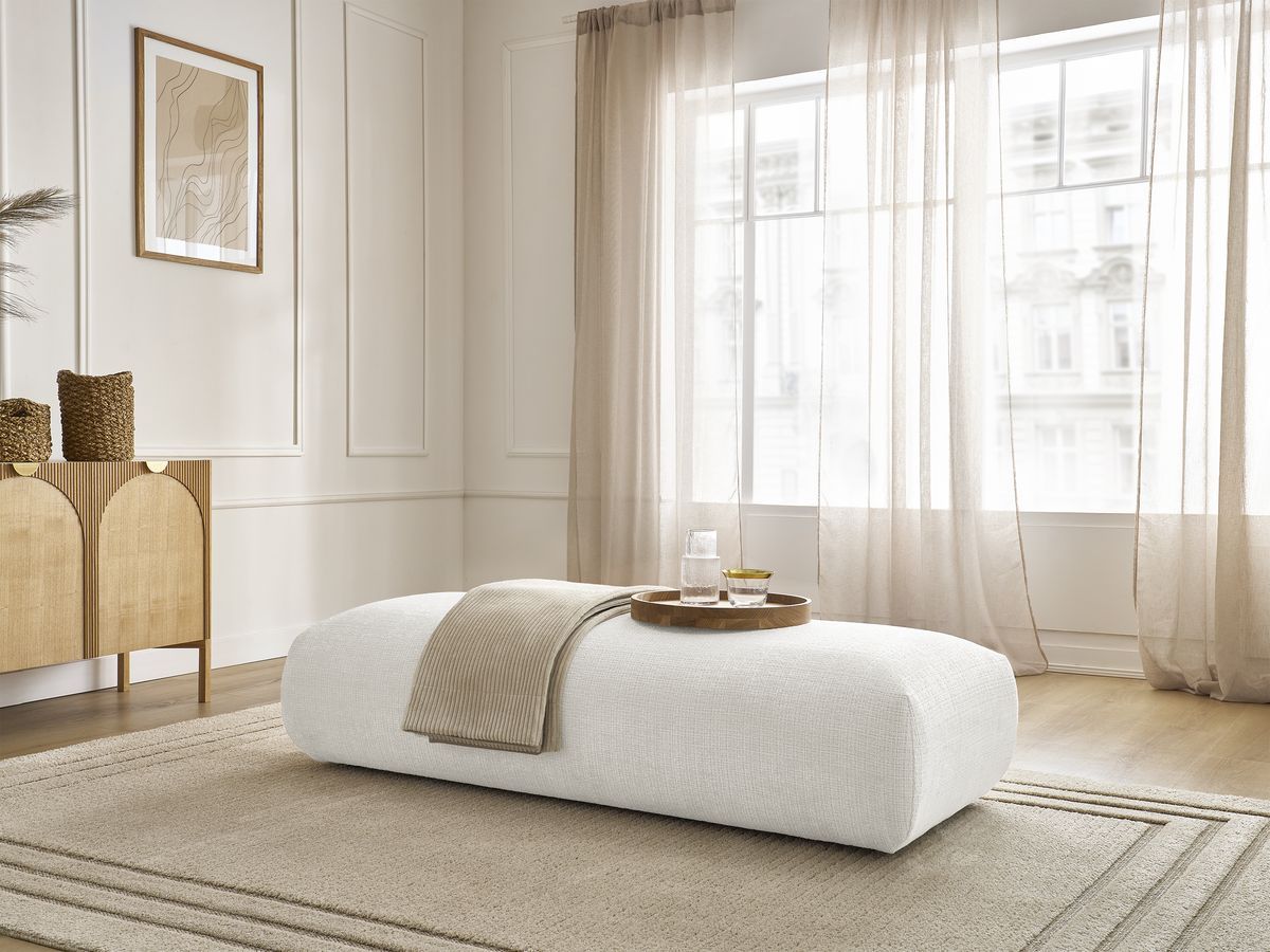 Bobochic Sirius Sofa Strukturstoff Weiß