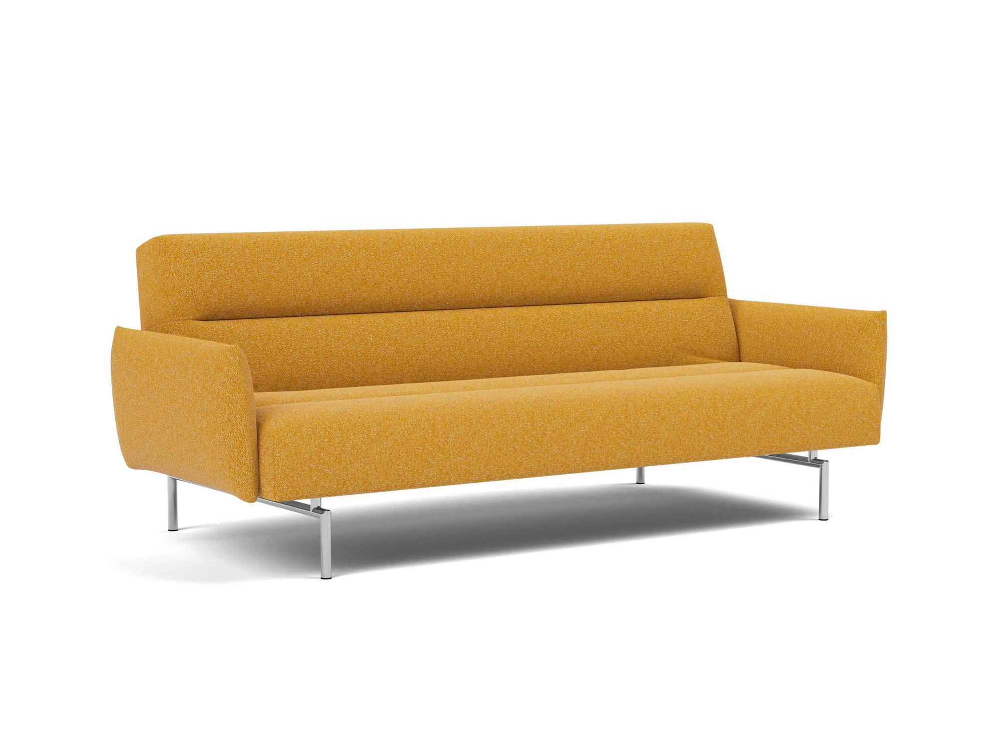 Schlafsofa Jillis mit Armlehnen Boucle Skandi 536-Ochre