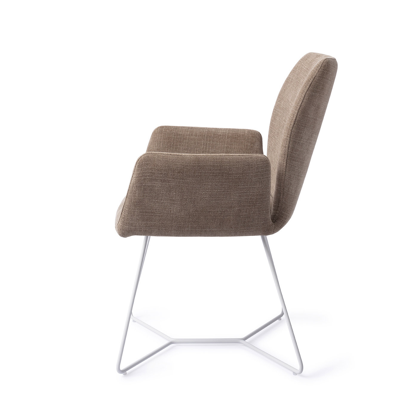 Jesper Home Esszimmerstuhl Misaki Mocha Mist Beehive Weiß