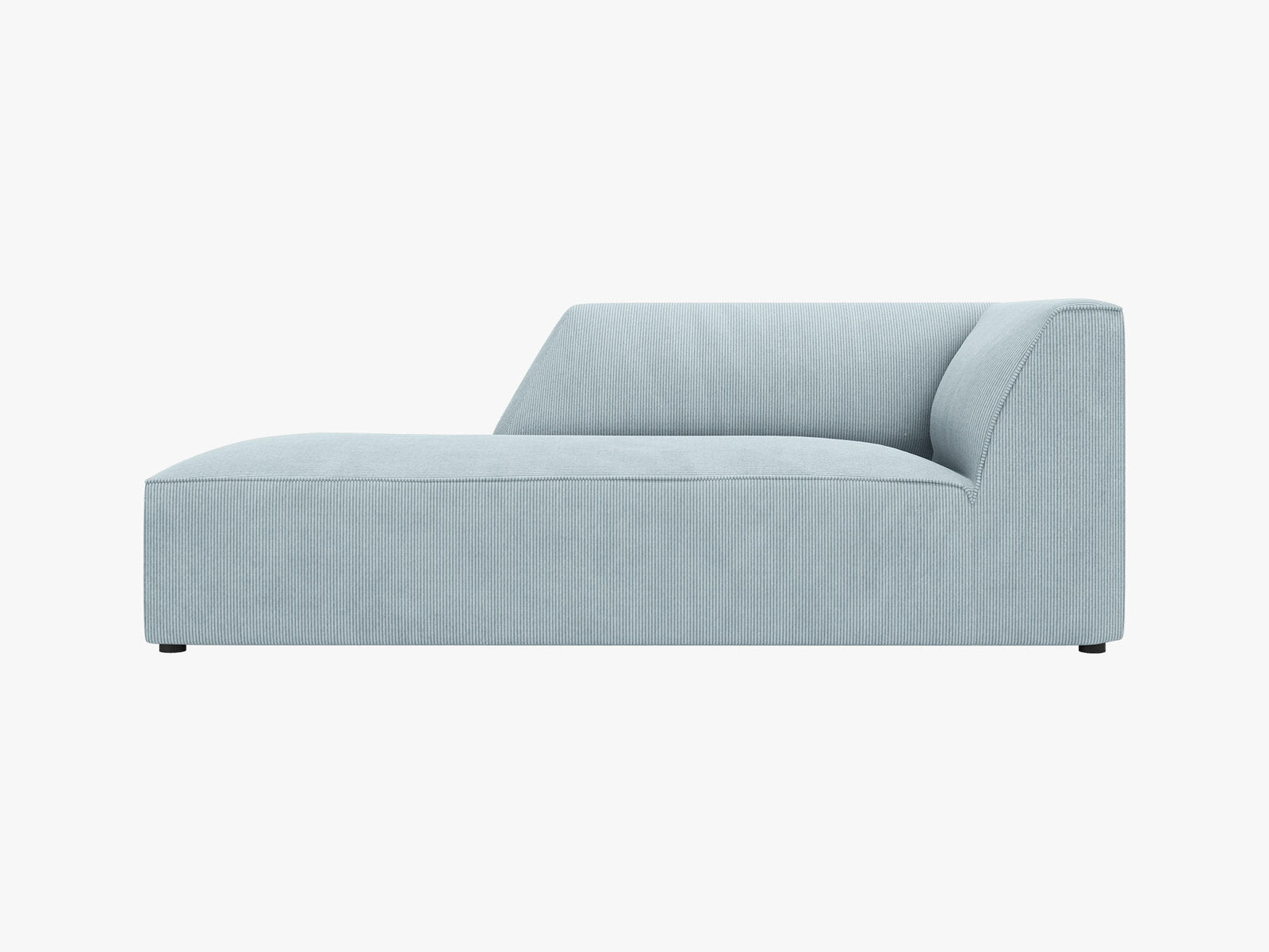 Micadoni Recamiere Ruby 1-Sitzer Links Kord Scala Hellblau