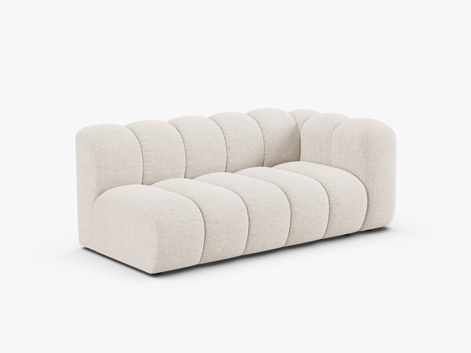 Micadoni Modul Lupine 3-Sitzer Chenille Eden Helles Beige Rechts
