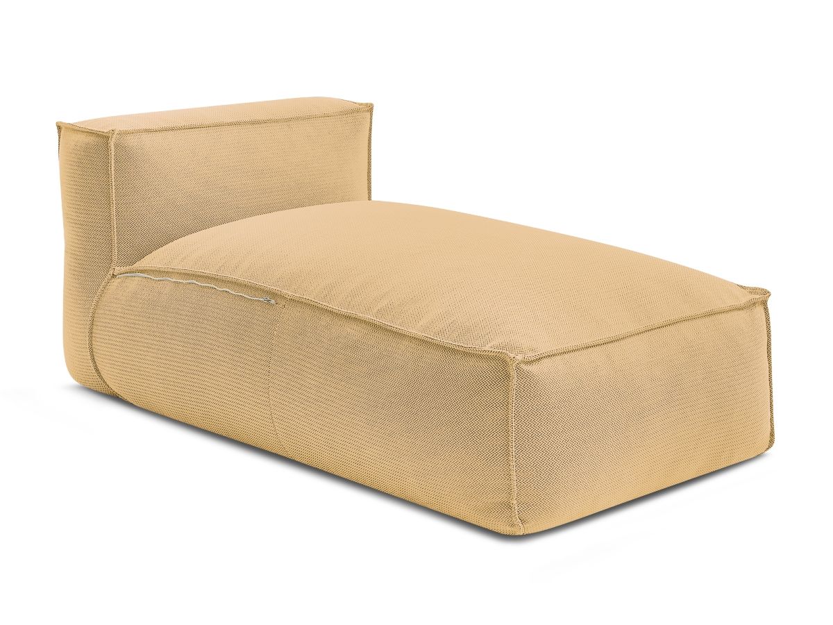 Bobochic Biarritz Méridienne-Modul Melange-Stoff Orange