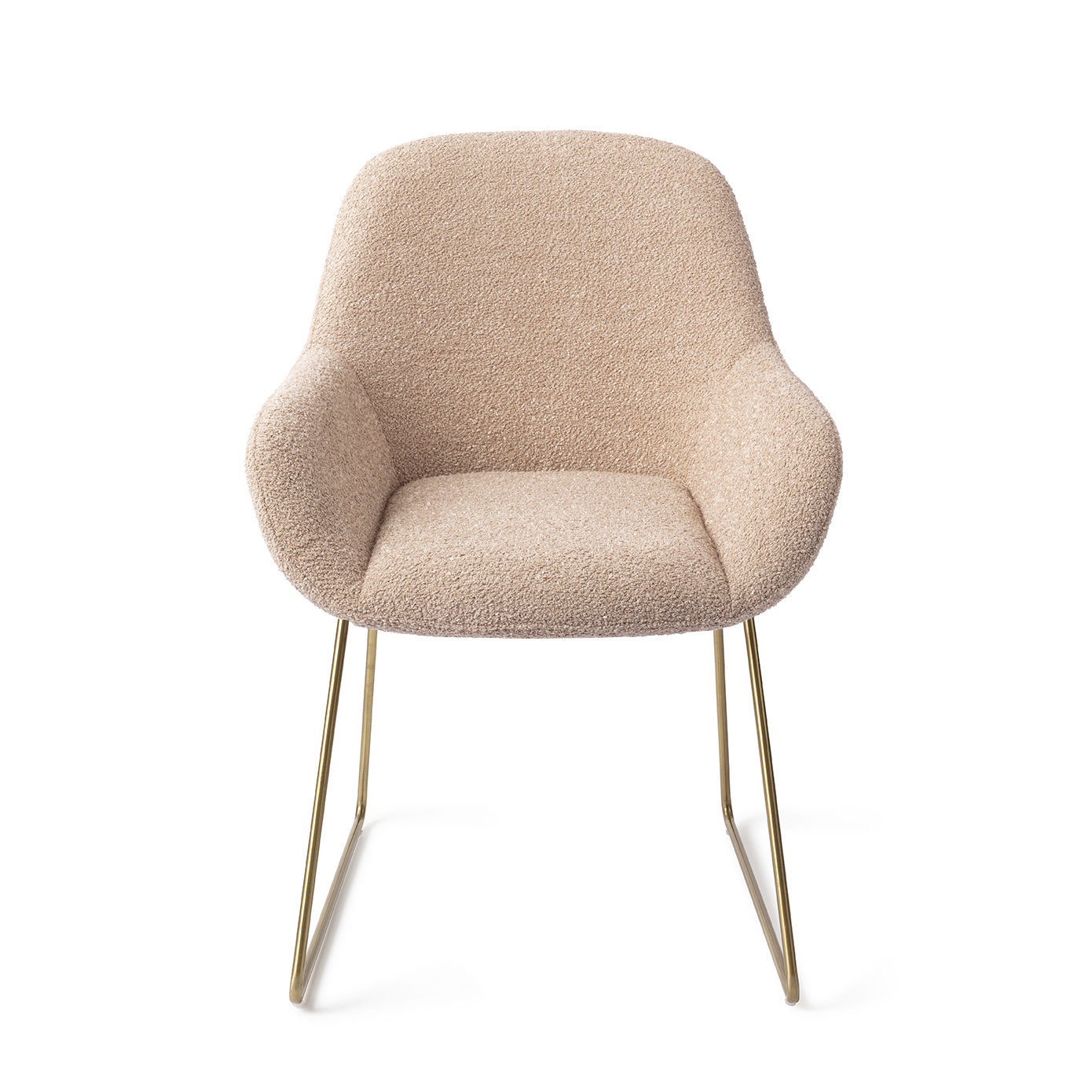 Jesper Home Esszimmerstuhl Kushi Flax Relax Slide Gold