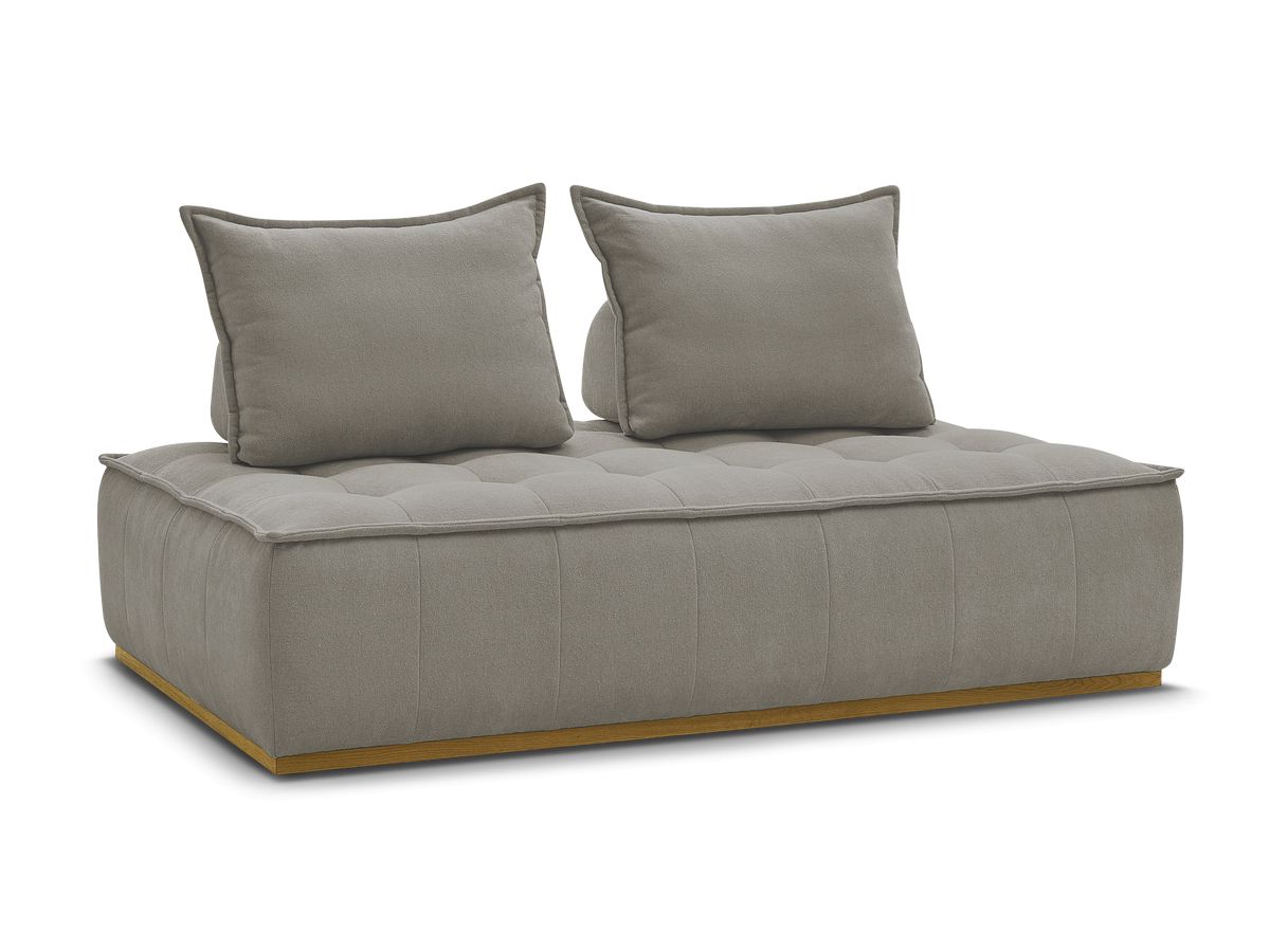 Bobochic Elisa Sofamodul 2-Sitzer Strukturstoff Taupe