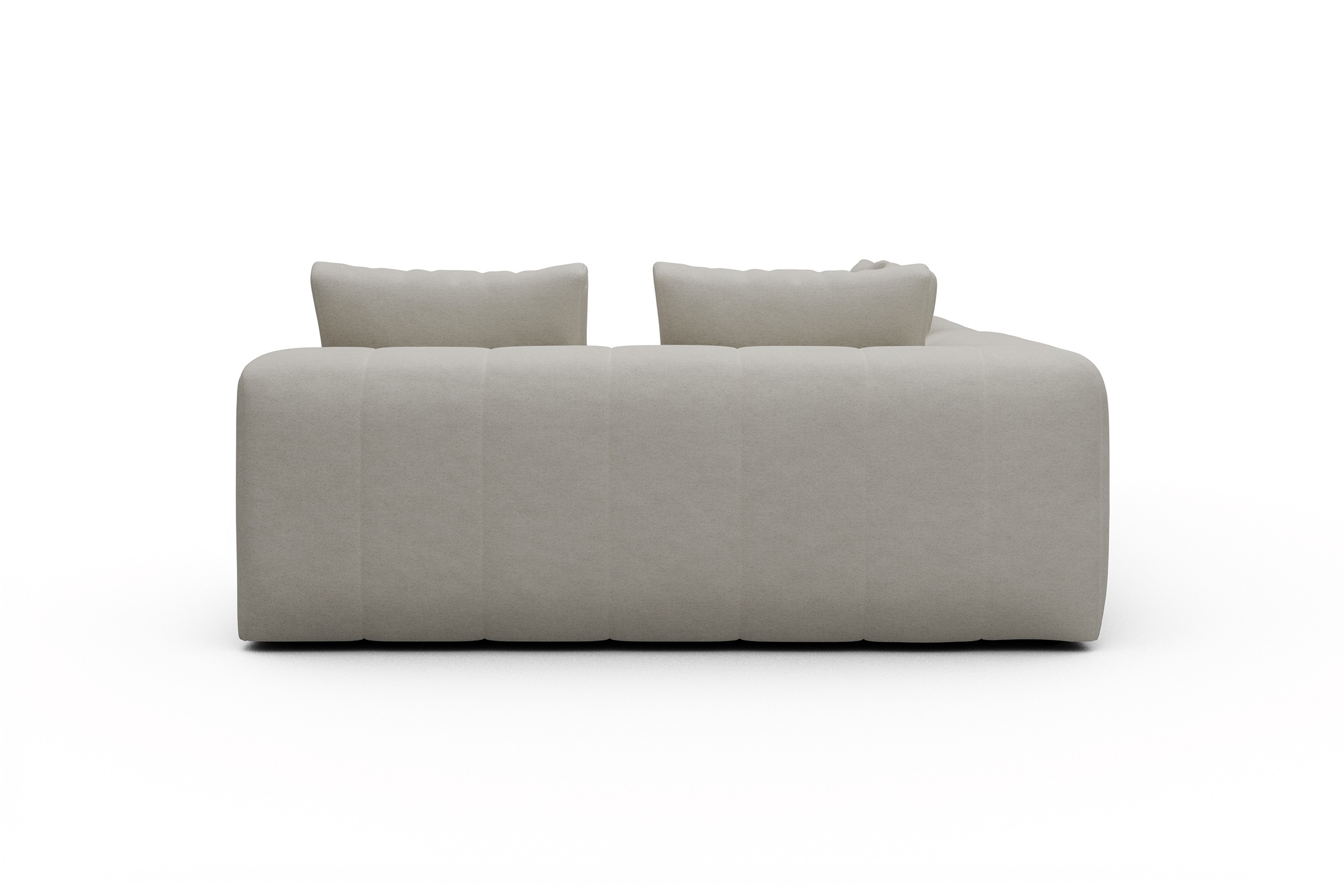 Ecksofa Hugo 2x 2,5-Sitzer Armlehne links Denari-Clean-Beige