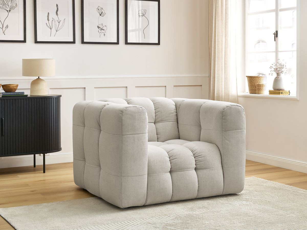 Bobochic Ulysse Sessel Stoff Beige
