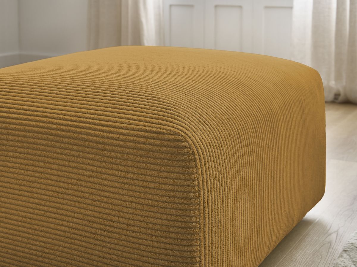 Bobochic Tina Pouf Cordsamt Gelb