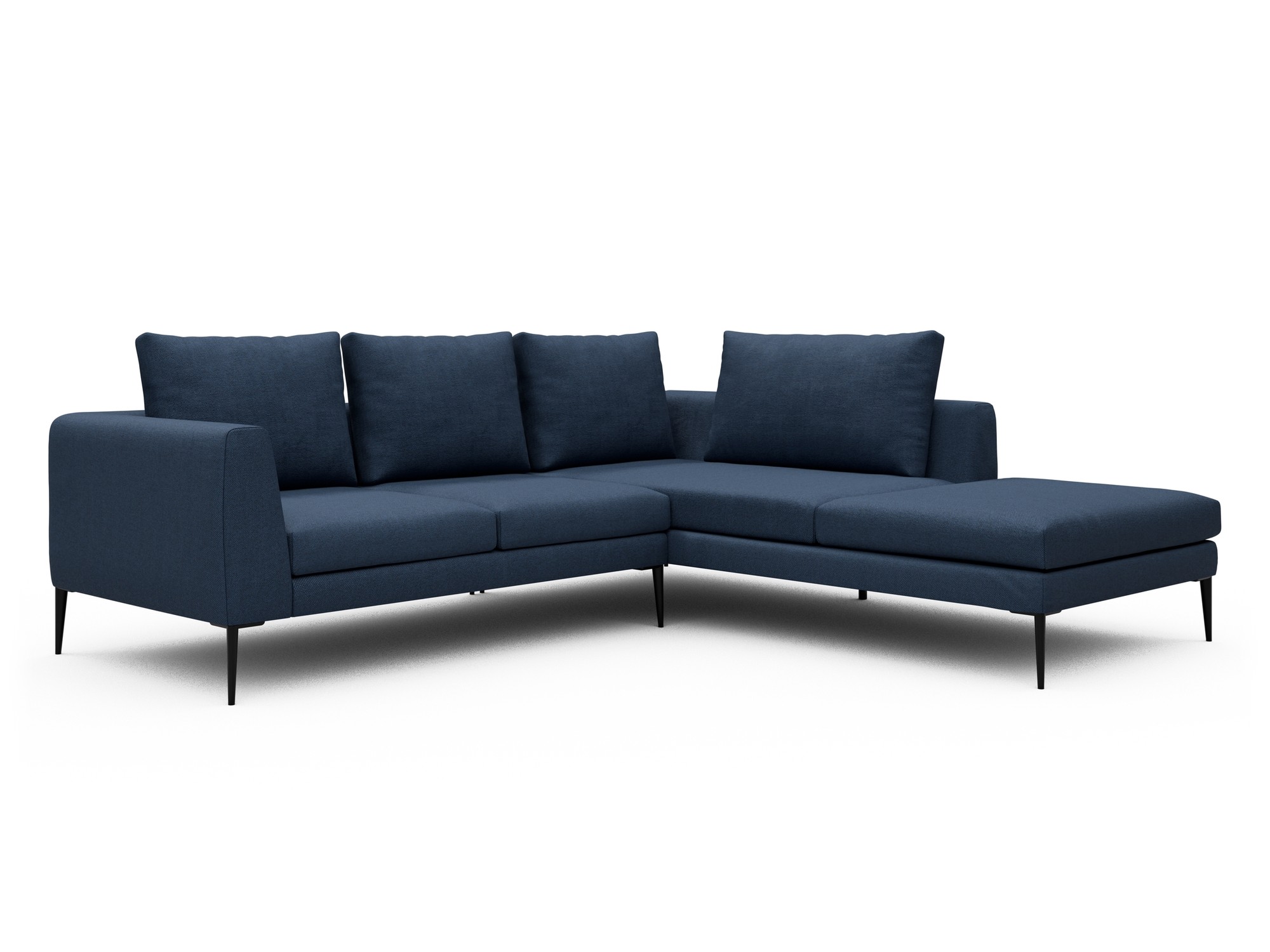 Skandi Home Ecksofa Paul Relax-Ecke rechts mit 2-Sitzer Weda-Blue moebelfaktor