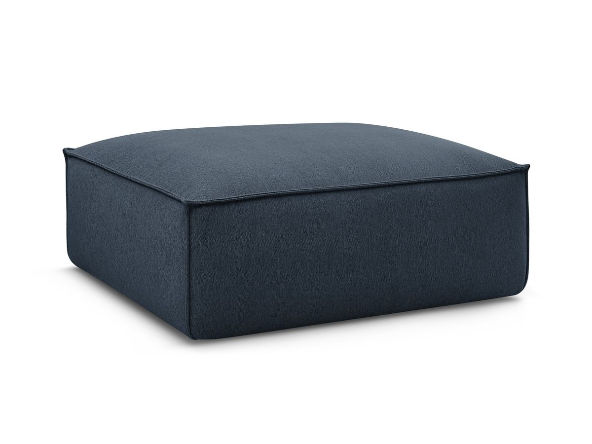 Bobochic Boheme Pouf Melange-Stoff Dunkelblau