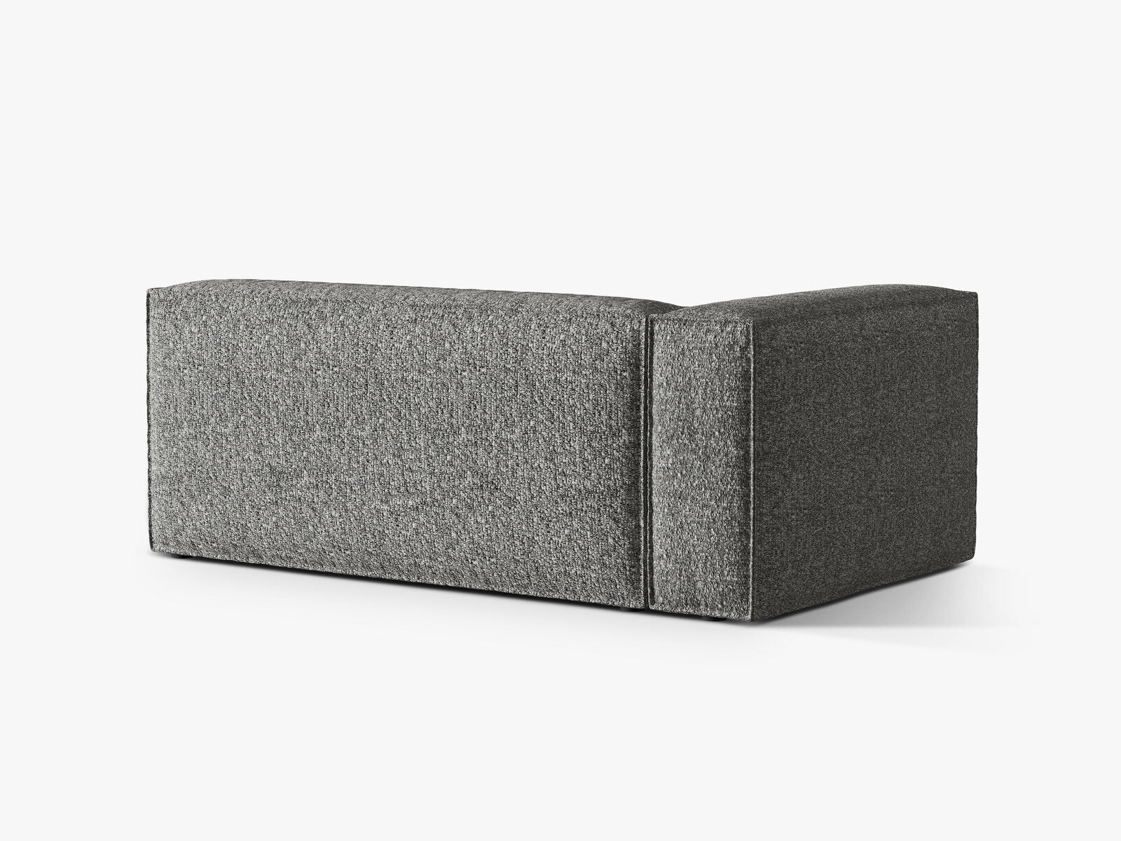 Micadoni Modul Nuria Groß 3-Sitzer Links Boucle Graphit
