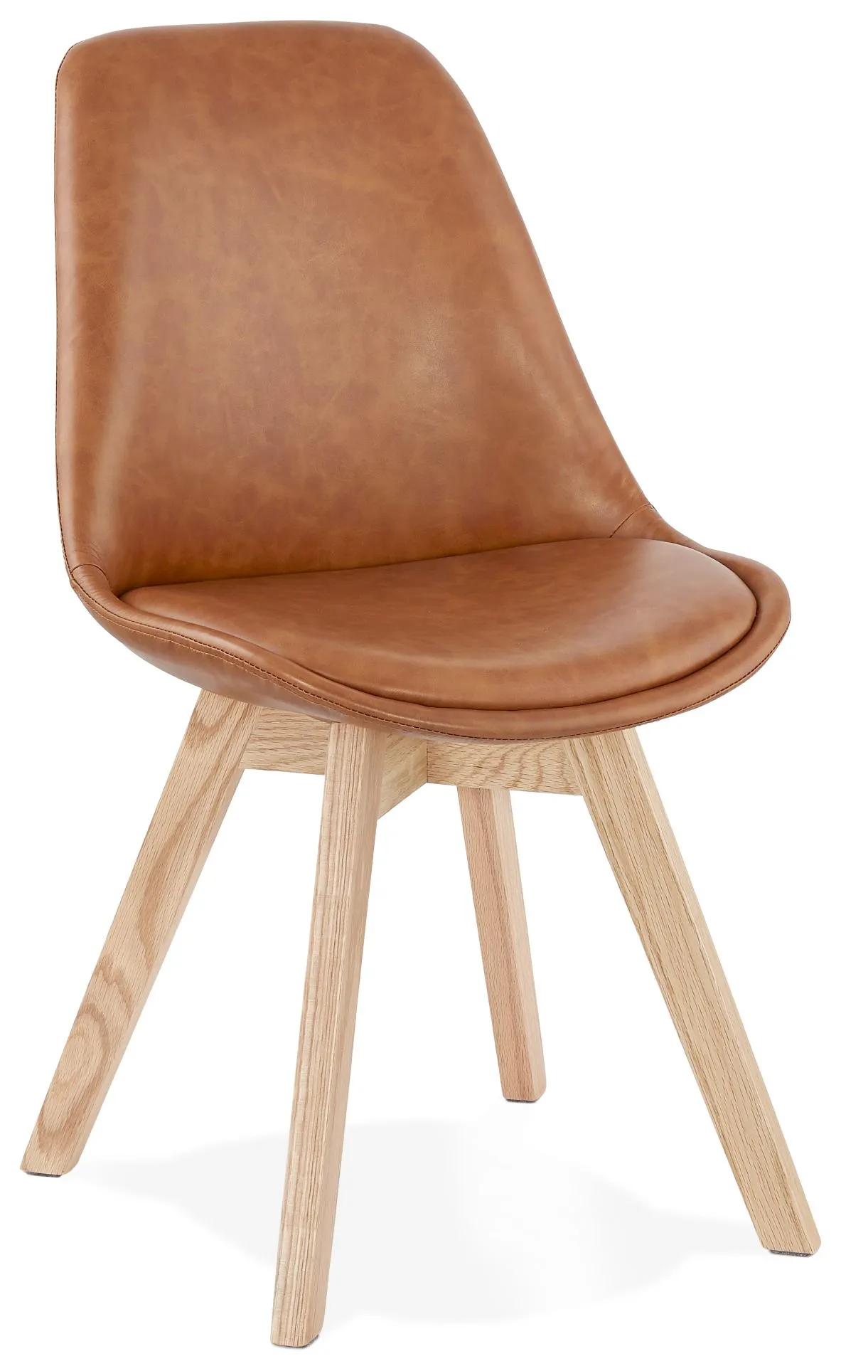 Moebelfaktor Kokoon Design Stuhl Manitoba Braun und Natur