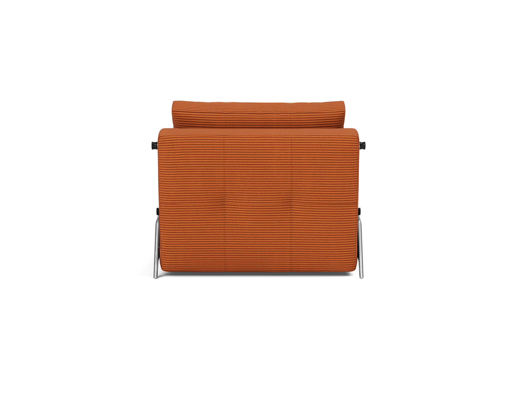 Schlafsessel Cubed 90 Kord Corduroy 595-Burnt-Orange Beine Aluminium