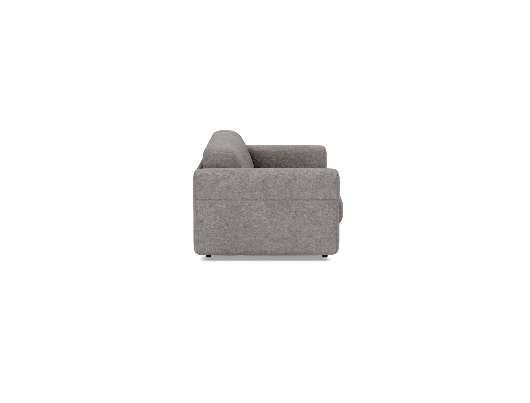 Schlafsofa Killian mit Memory-Matratze 140 Flachgewebe Avella 282-Warm-Grey