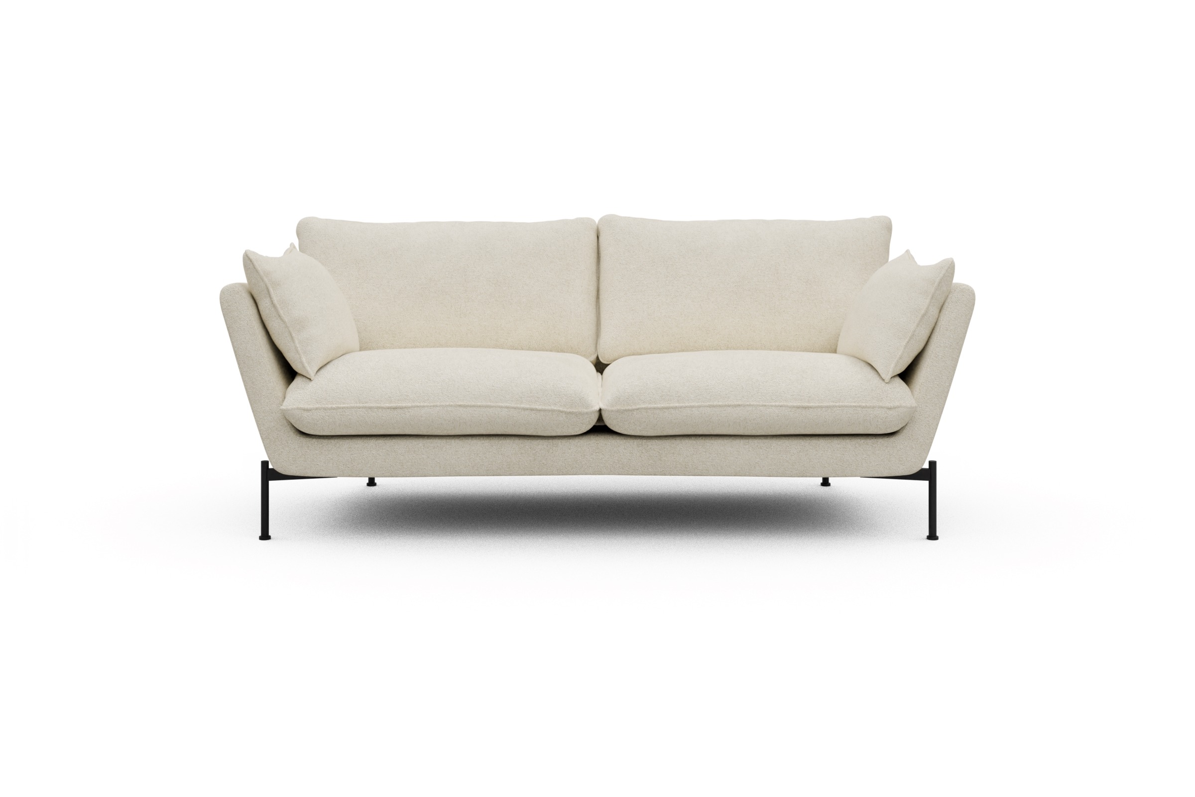 Skandi Home Sofa Anton 2-Sitzer Boucle-Off-White moebelfaktor
