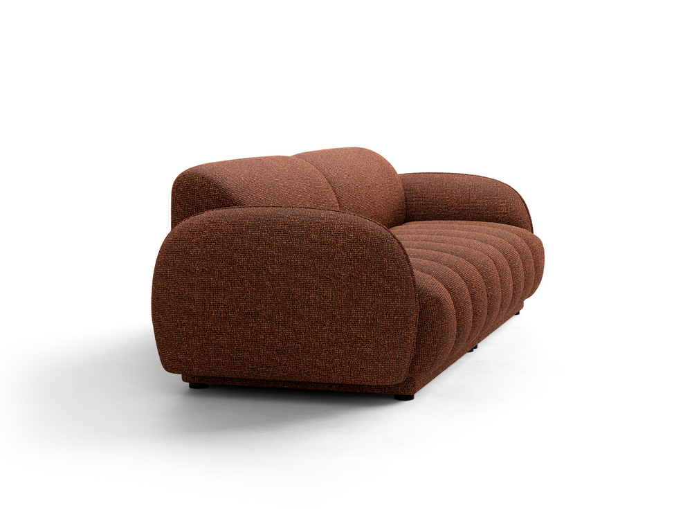 Cosmopolitan Design Sofa Bilbao 4-Sitzer Boucle Miles Terrakotta