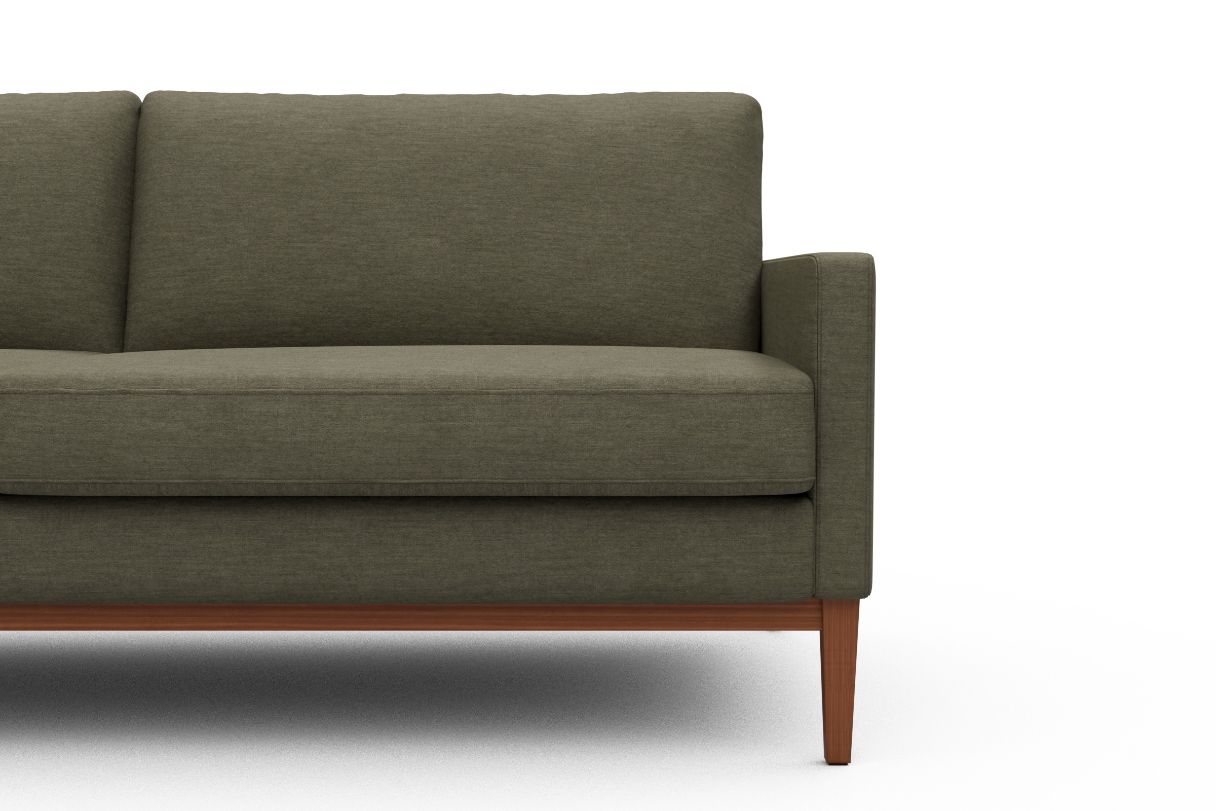 Sofa Bodo 2,5-Sitzer Vivus-Dusty-Olive