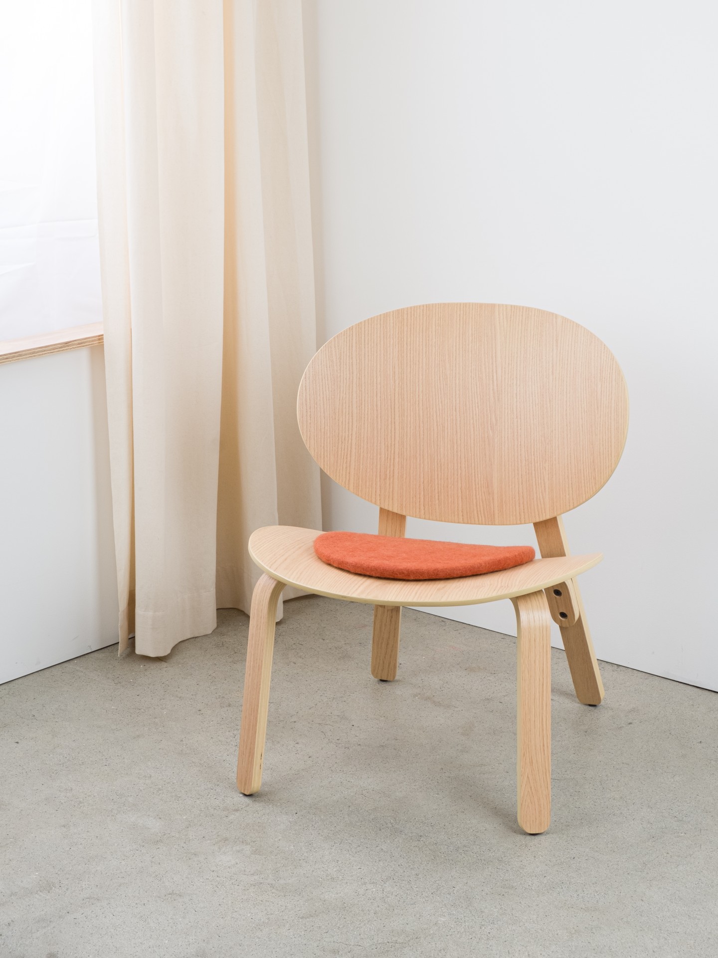 myfelt Lora - Flache Sitzauflage rund