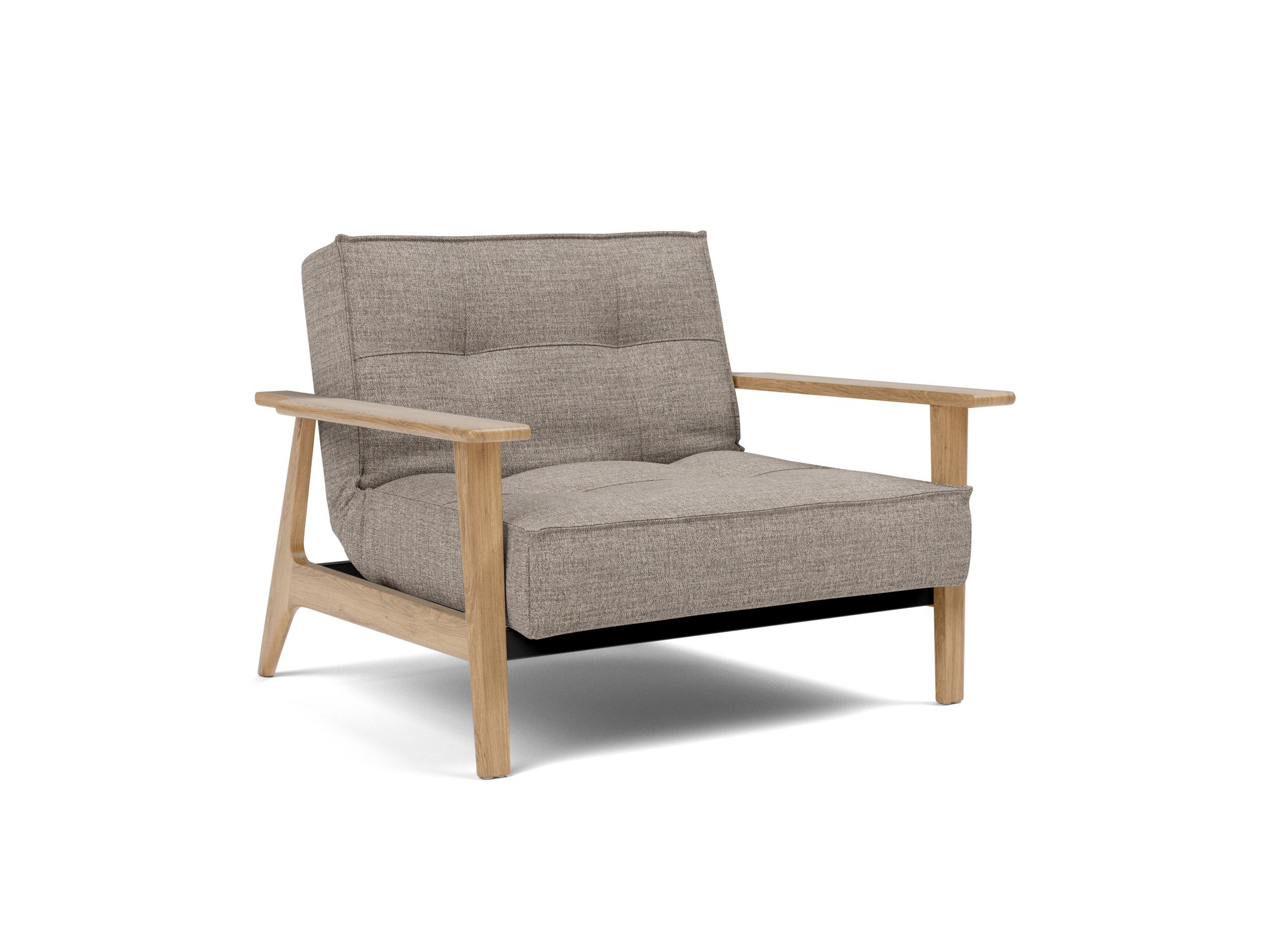 Sessel Splitback Frej Chenille Yuveno 472-Warm-Grey