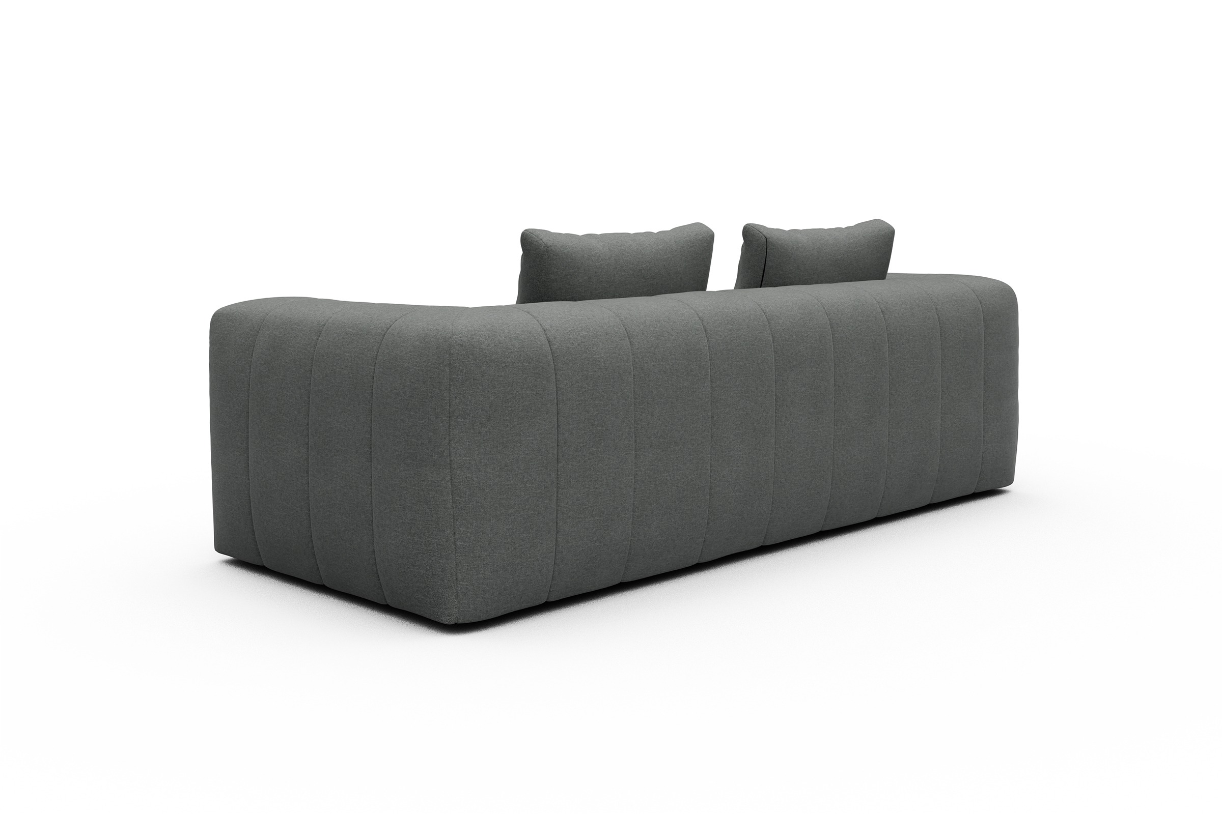 Sofa Hugo 3-Sitzer Satya-Steel