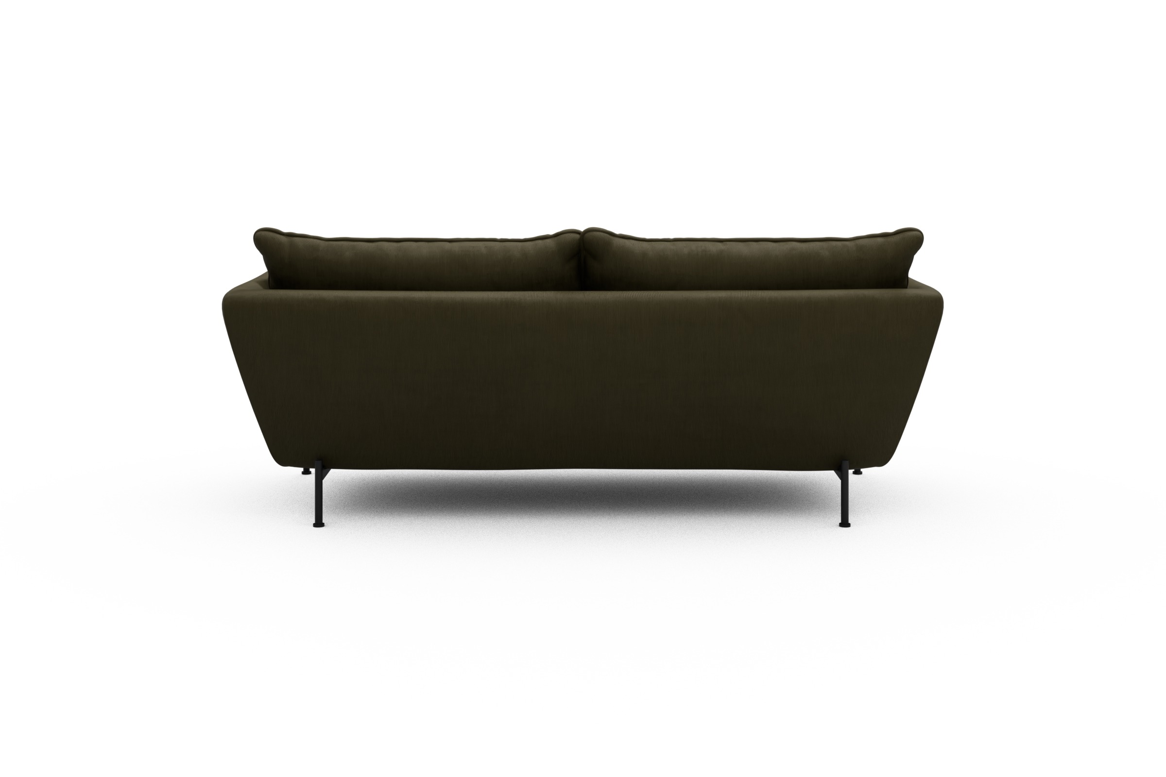 Sofa Anton PREMIUM 2-Sitzer Cordufine-Pine-Green