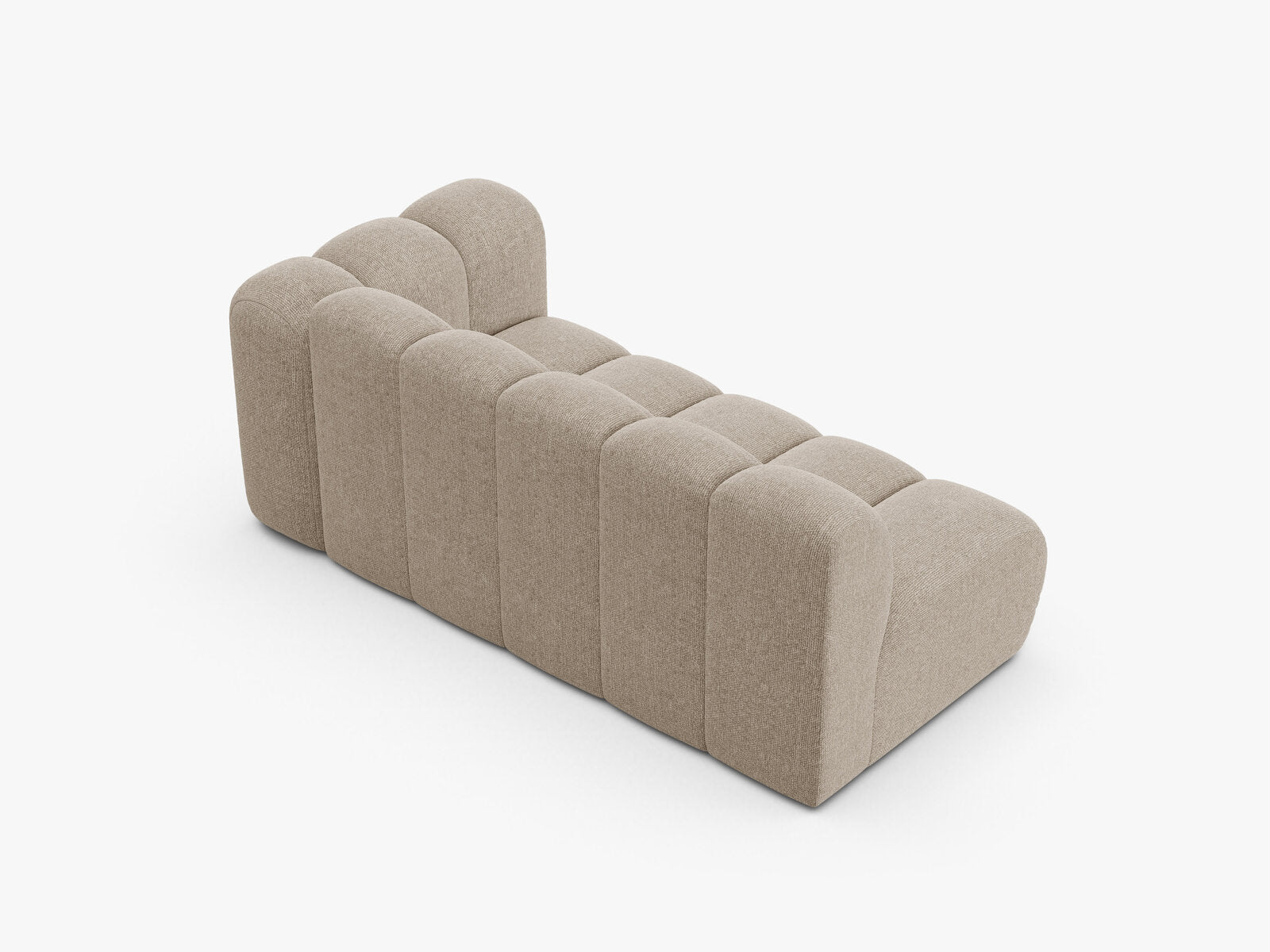Micadoni Modul Lupine 3-Sitzer Chenille Eden Dunkelbeige Rechts