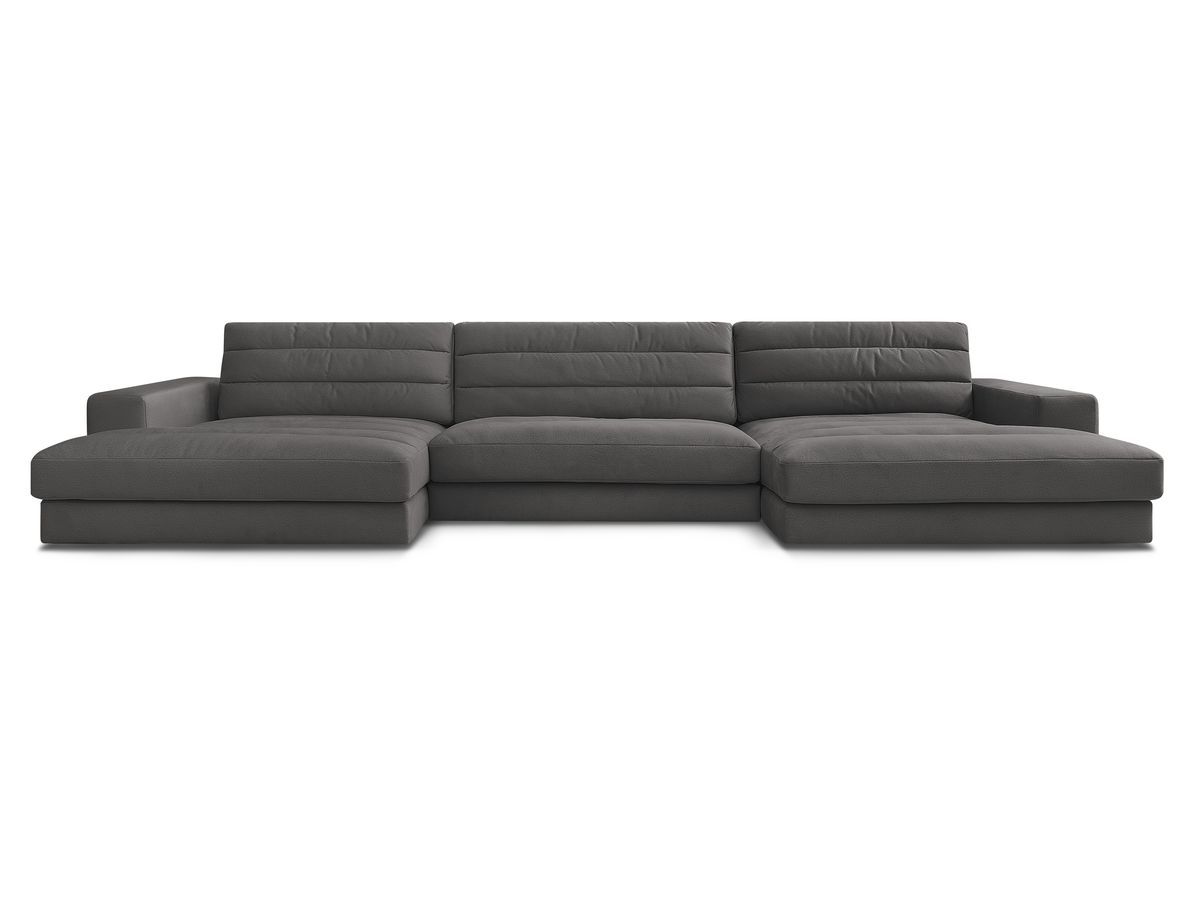 Bobochic Sierra Wohnlandschaft Samt Schwarz