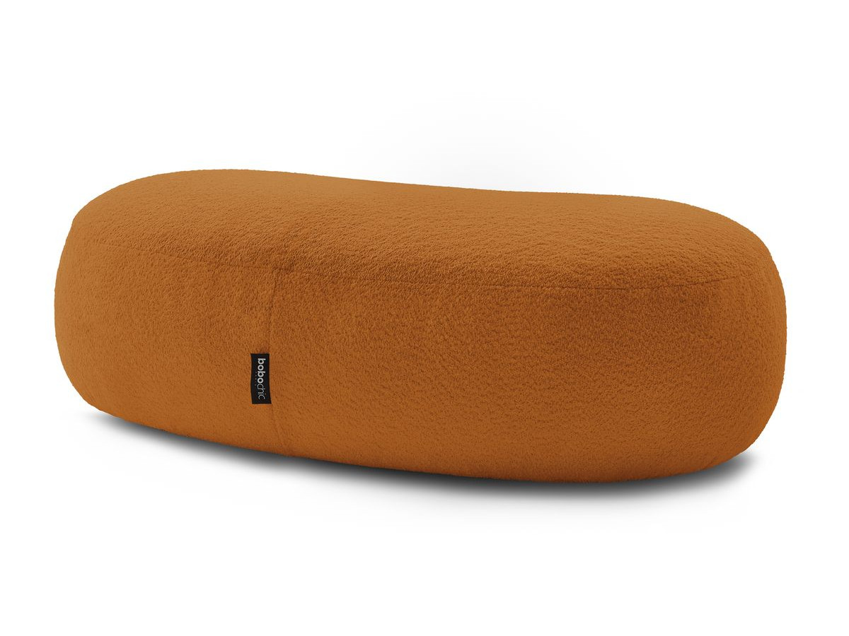 Bobochic Saint-germain Pouf Bouclé-Stoff Gelb