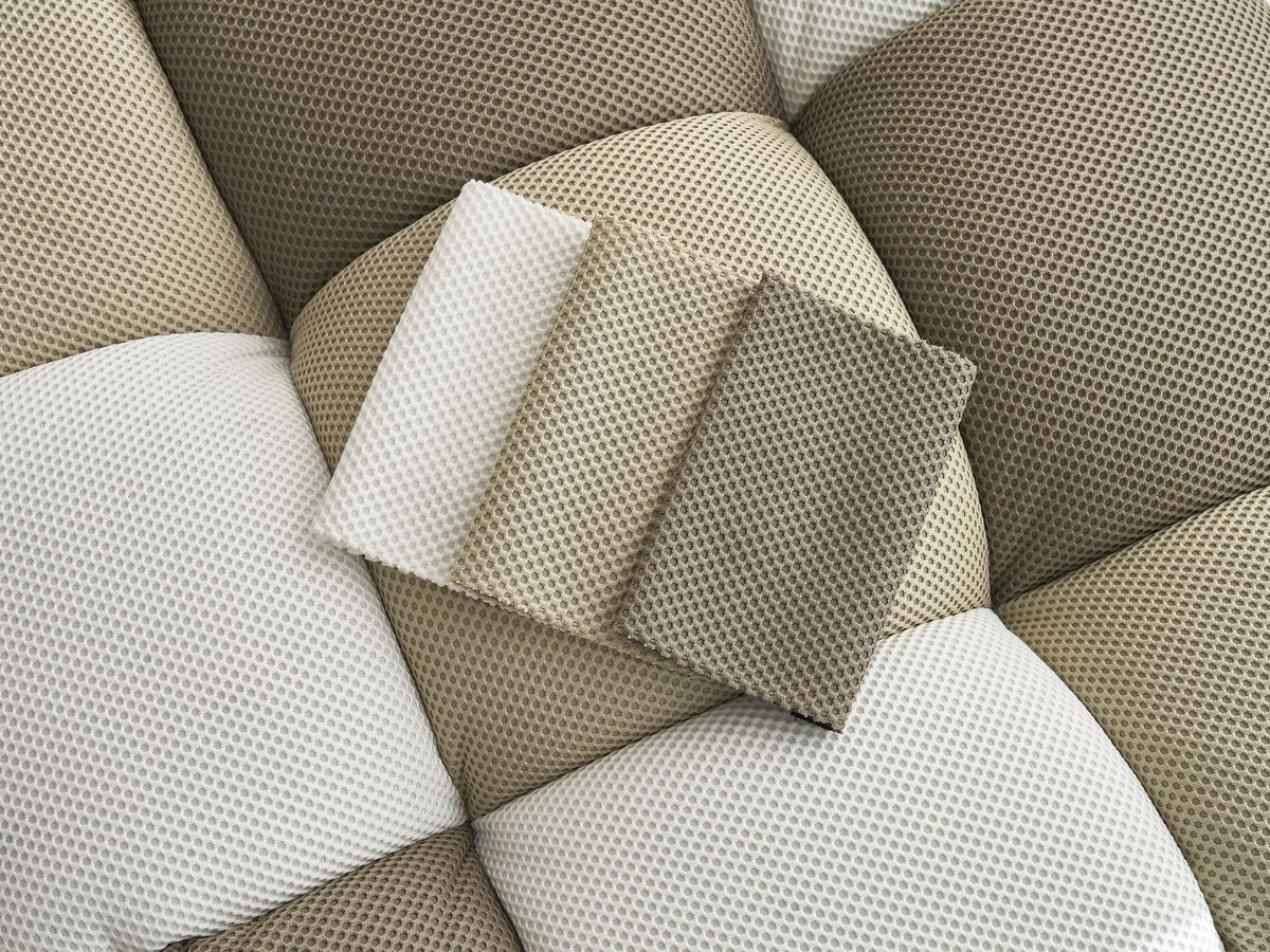 Bobochic Cloud Sofa 3-Sitzer Mesh-Stoff Mehrfarbig