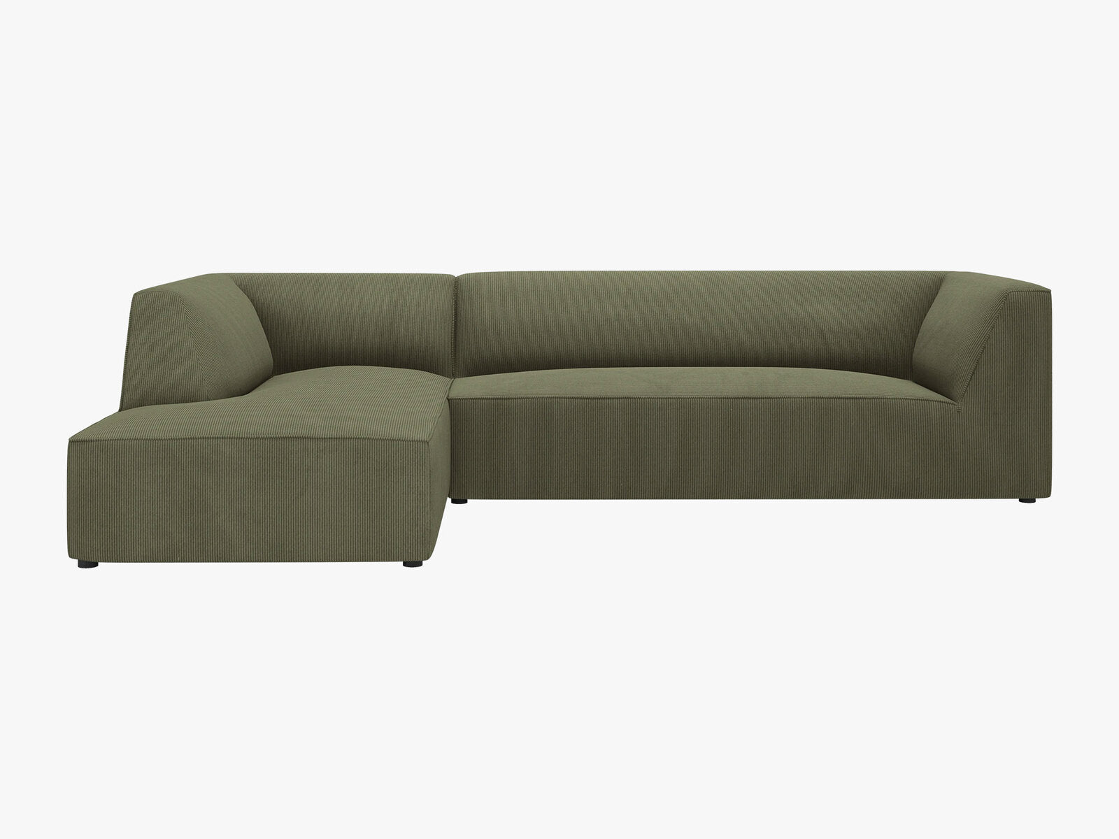Micadoni 4-Sitzer Modular Sofa Ruby Links Kord Scala Grün