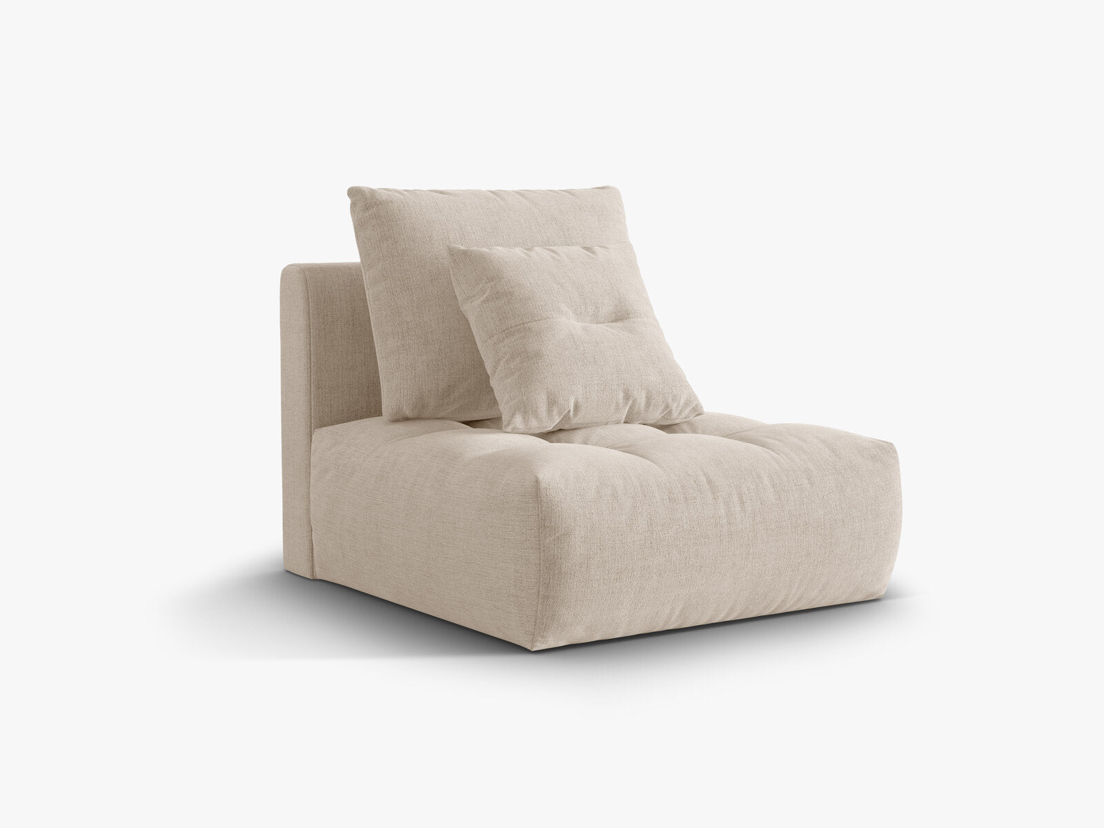 Micadoni Armloses Modul Bloom Strukturierter Stoff Wind Helles Beige