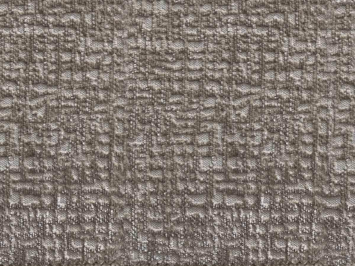 Bobochic Leopold Sofa 3-Sitzer Strukturstoff Taupe Armlehne rechts
