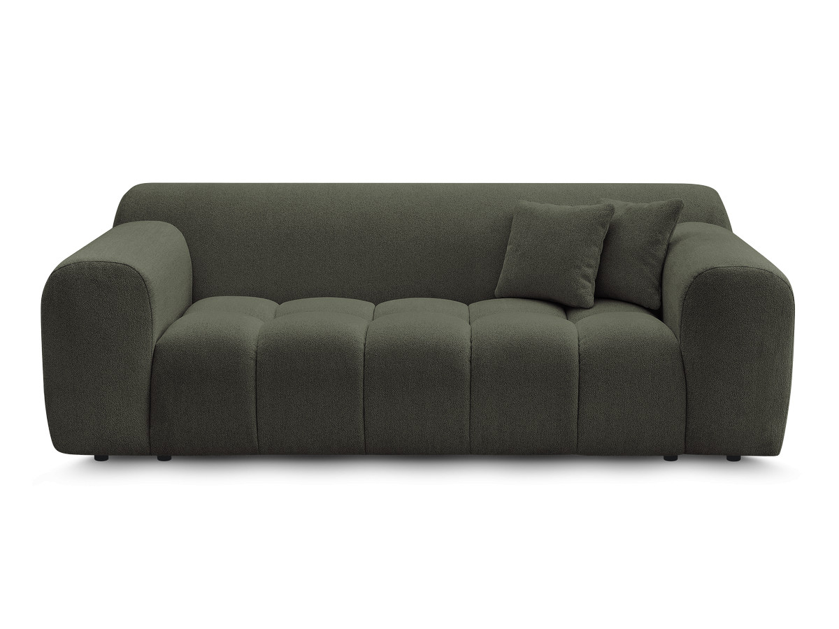 Bobochic Melisse Sofa 2-Sitzer Melange-Stoff Grün