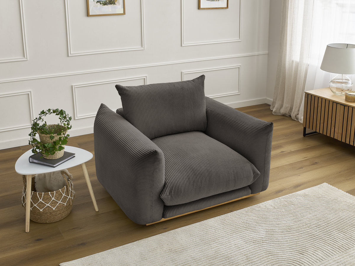 Bobochic Ernest Sessel Cordsamt Taupe