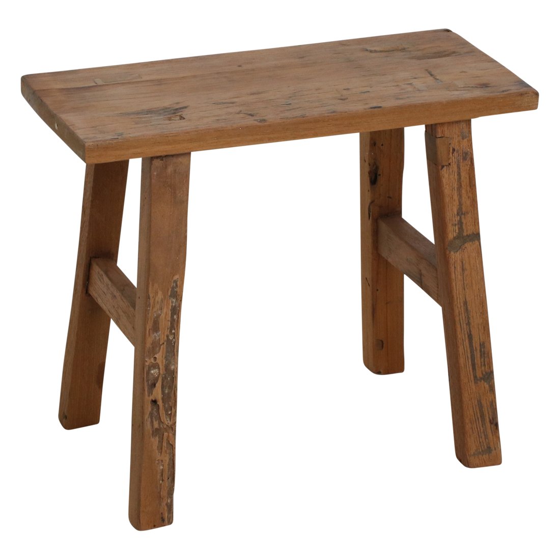 Raw Materials Java Carpenter Beistelltisch/Hocker Recyceltes Holz 16x35x30cm
