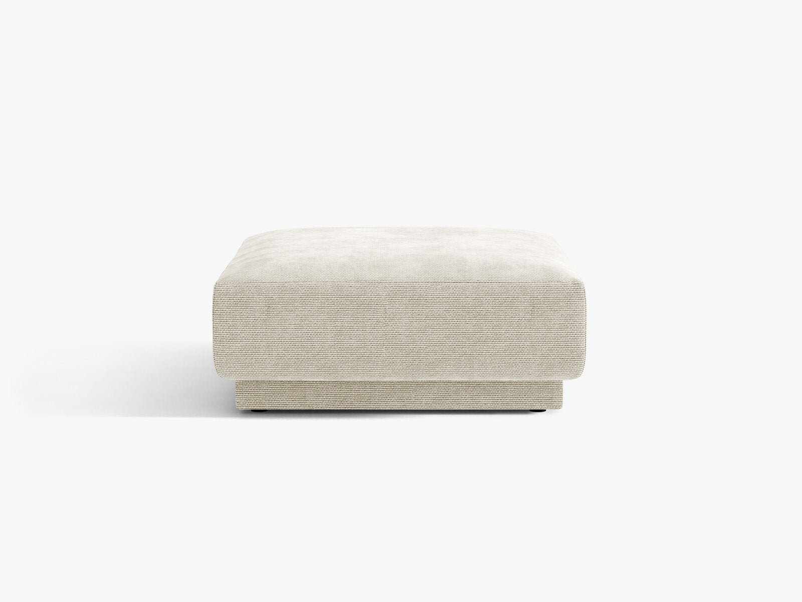 Micadoni Hocker Miley 1-Sitzer Chenille Eden Helles Beige
