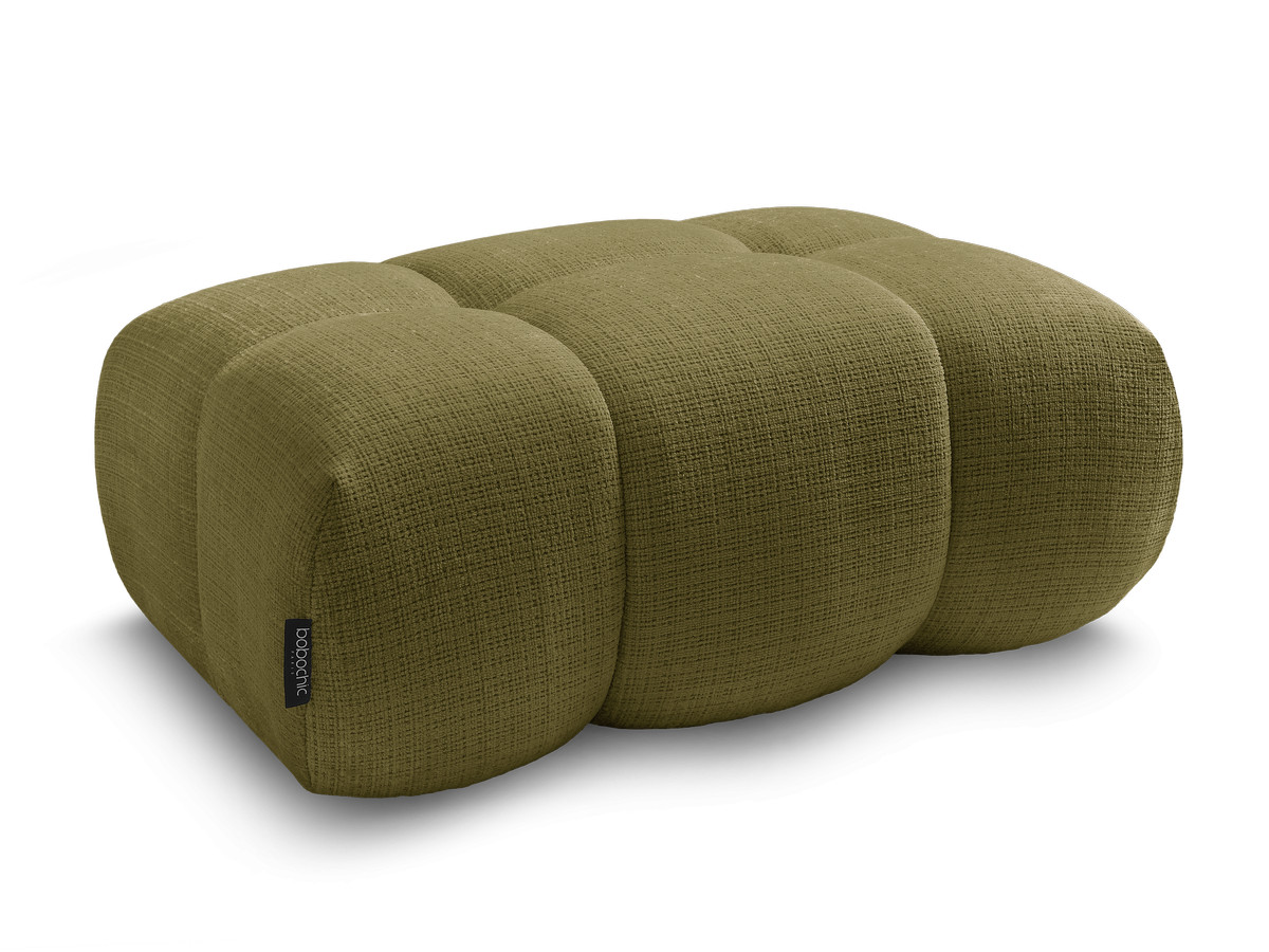 Bobochic Ivane Pouf Strukturstoff Grün
