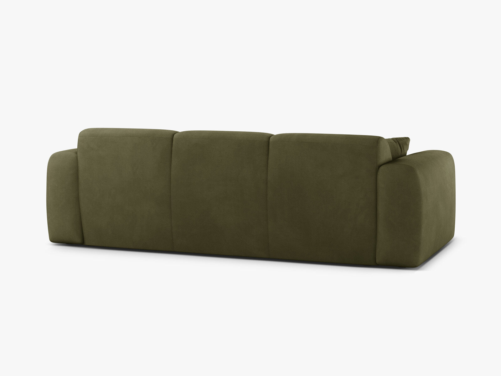 Micadoni Sofa Molino 3-Sitzer Strukturierter Stoff Rebel Hellgrün