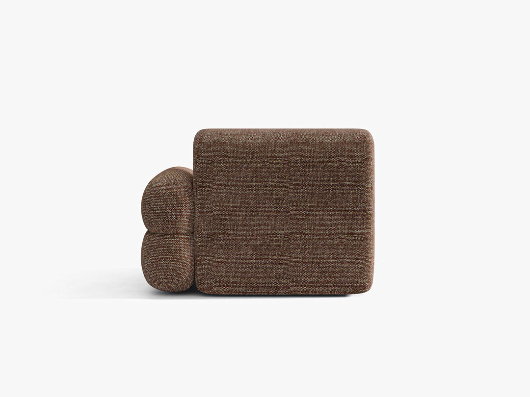 Micadoni Neo Sofamodul Rechts Chenille SILENCIO Braun