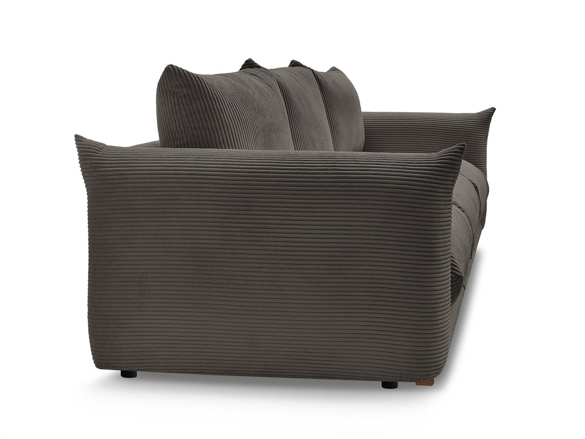 Bobochic Ernest Sofa 3-Sitzer 266 × 106 cm Cordsamt Taupe