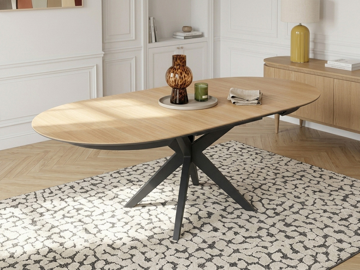 Bobochic Judith Esstisch ausziehbar Eiche furniert