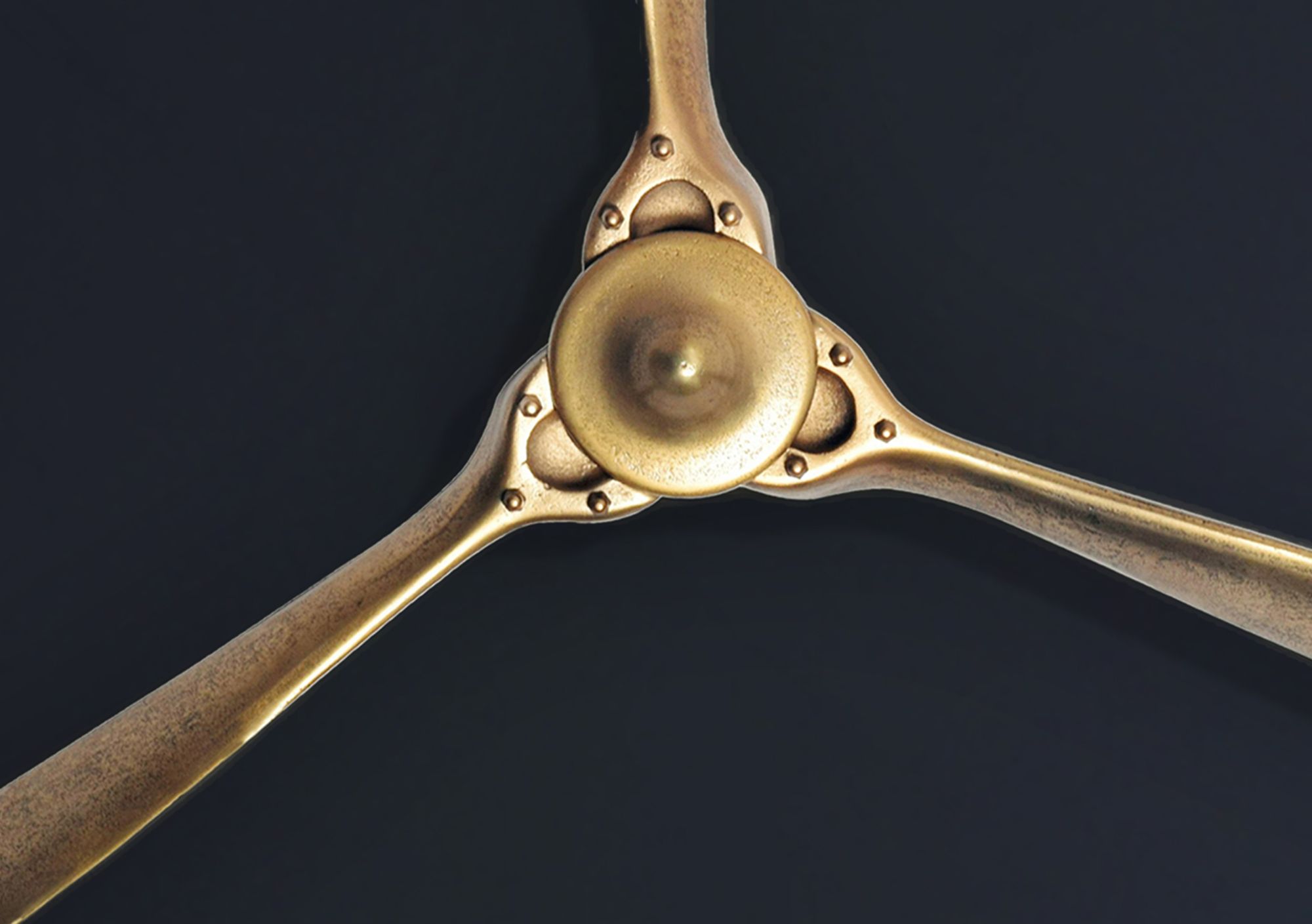 Wandobjekt Holmen Aluminium Gold 85 × 10 × 85 cm