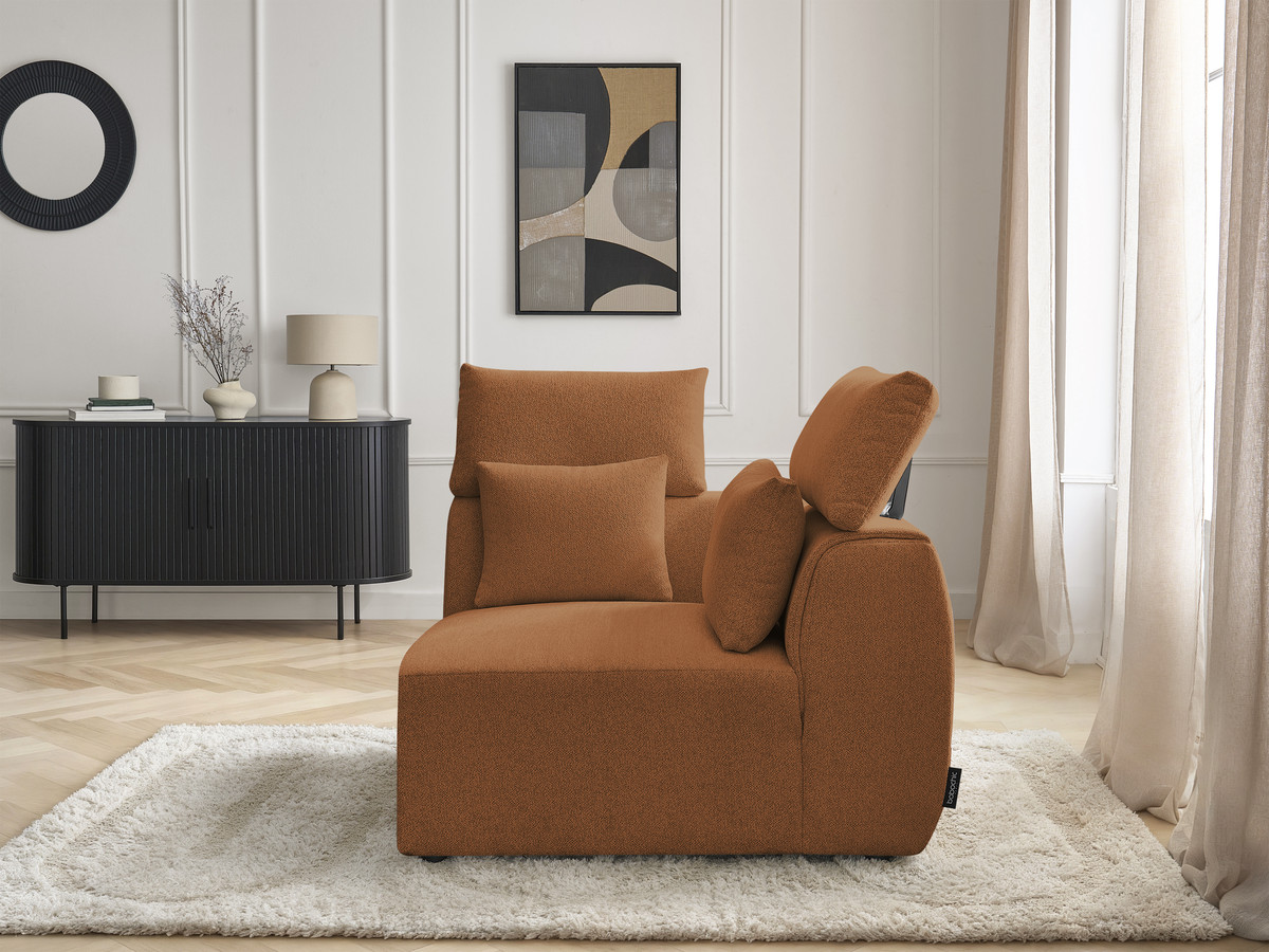 Bobochic Jana Eckmodul Melange-Stoff Orange
