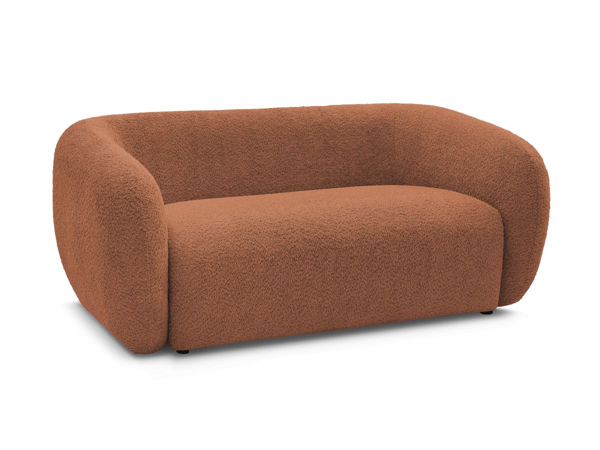 Bouclé-Stoff · Orange