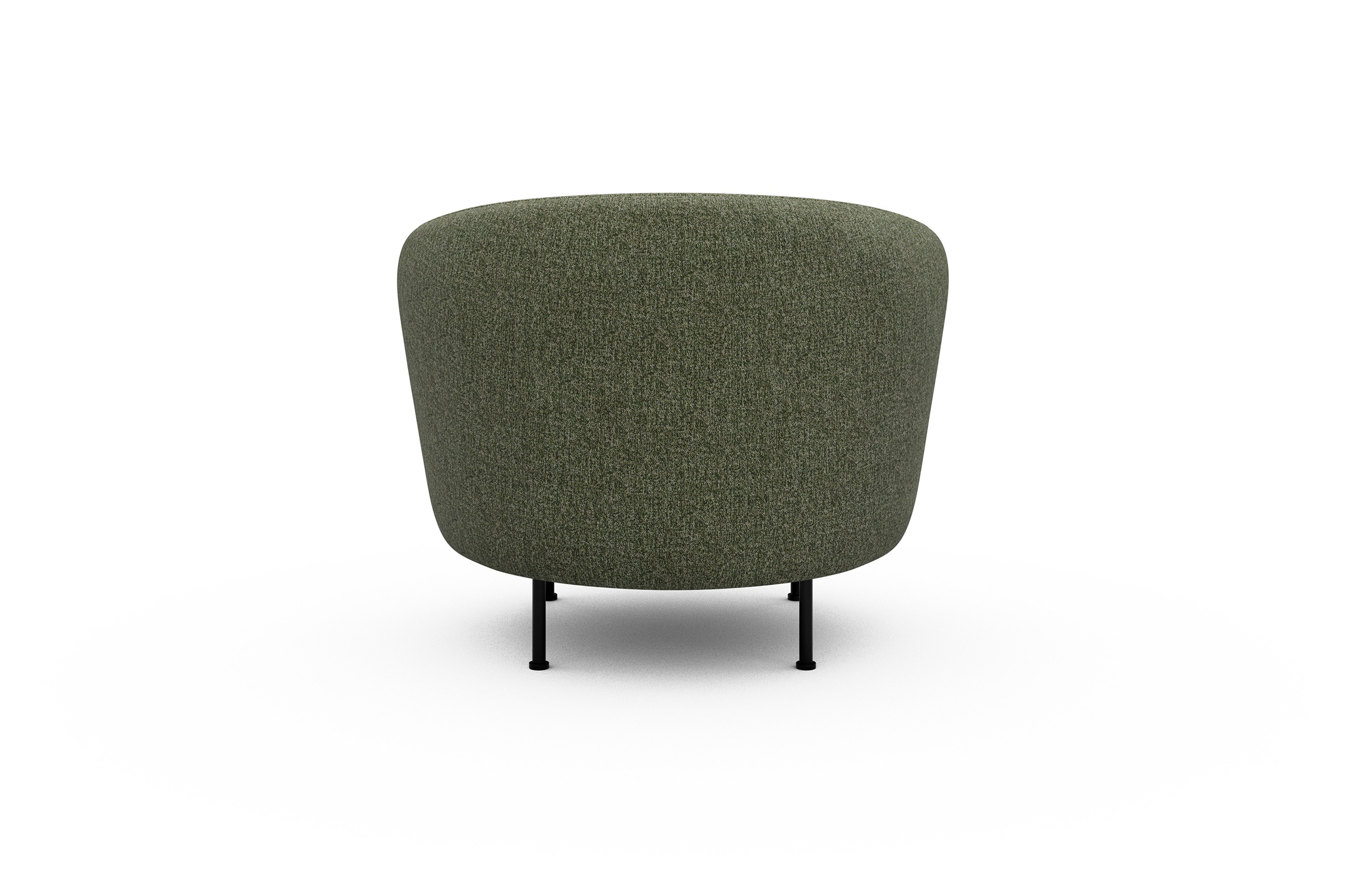 Sessel Ronda Metallbeine Schwarz Carreno-Vivid-Green