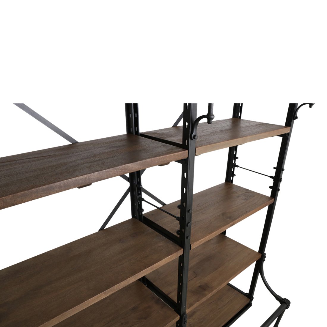 Raw Materials Bücherregal Metall/Holz 200cm