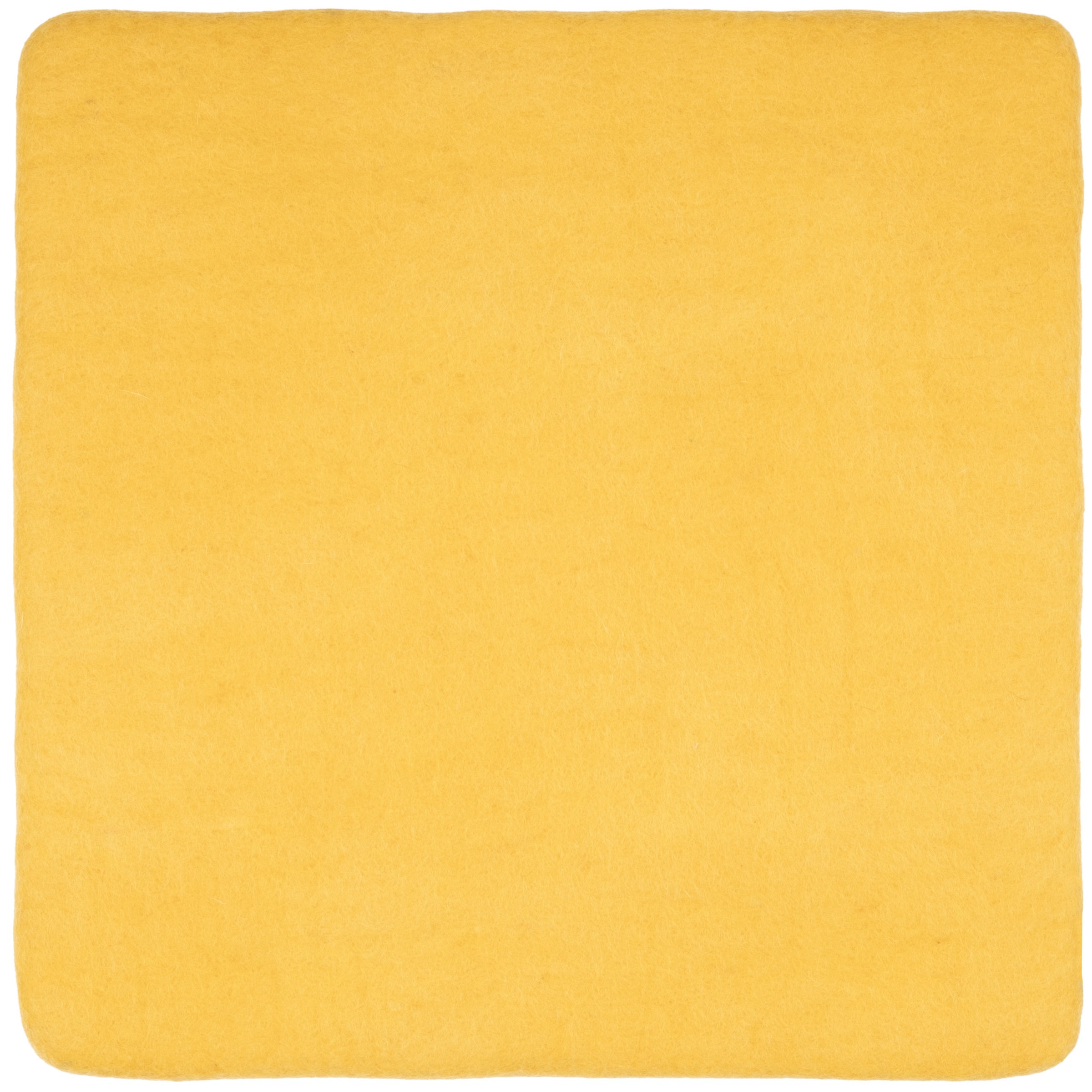 myfelt Kira Filz-Sitzauflage Gelb 36 x 36 cm